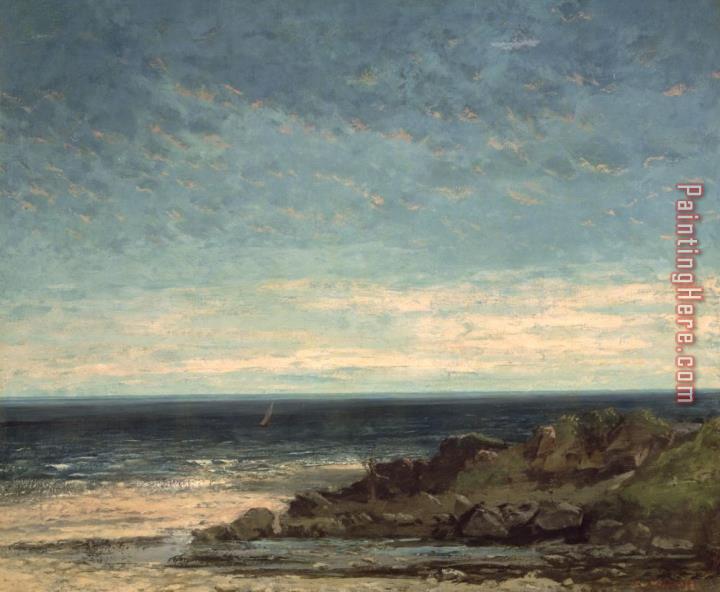 Gustave Courbet The Sea